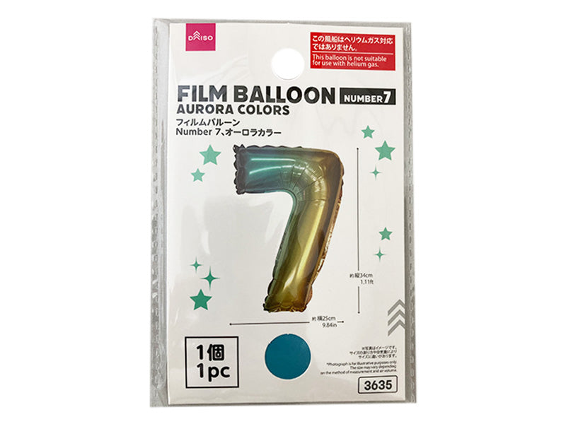 Film Balloon (Number 7, Aurora Color)
