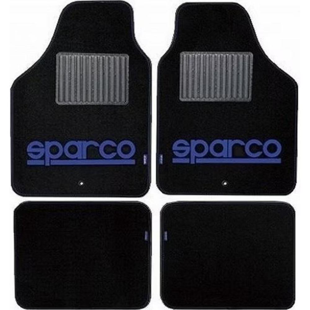Sparco Corsa Floor Mats 4Pcs Blue