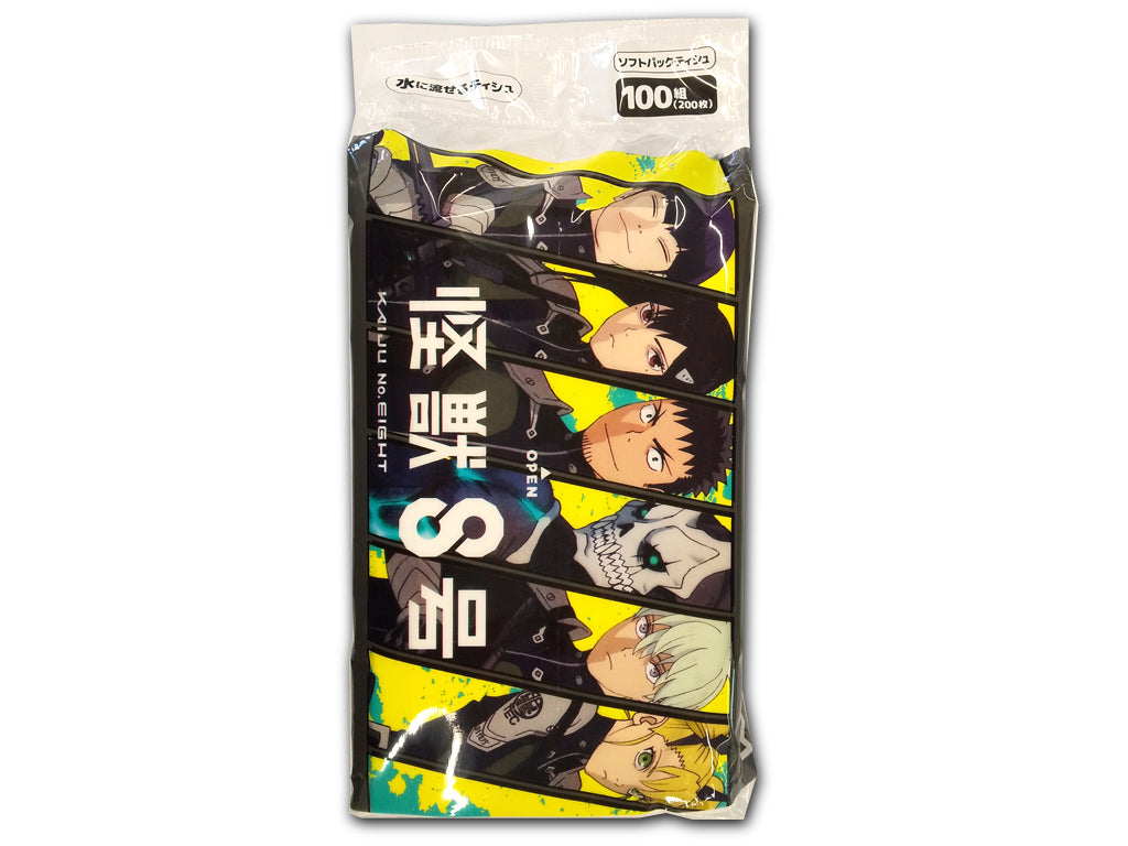 Kaiju No. 8 Flushable Soft Pack Tissue (100 pairs)