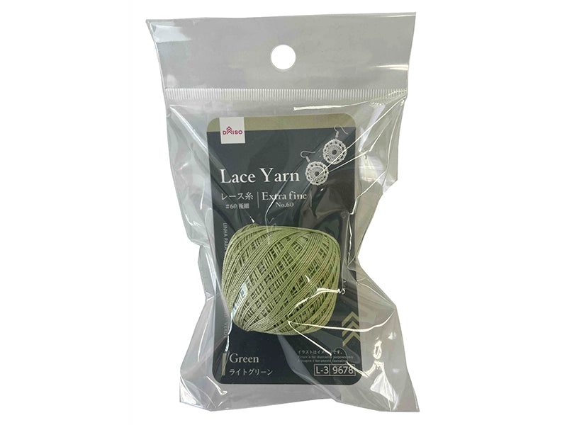 Lace Thread (#60 Extra Fine, Light Green)