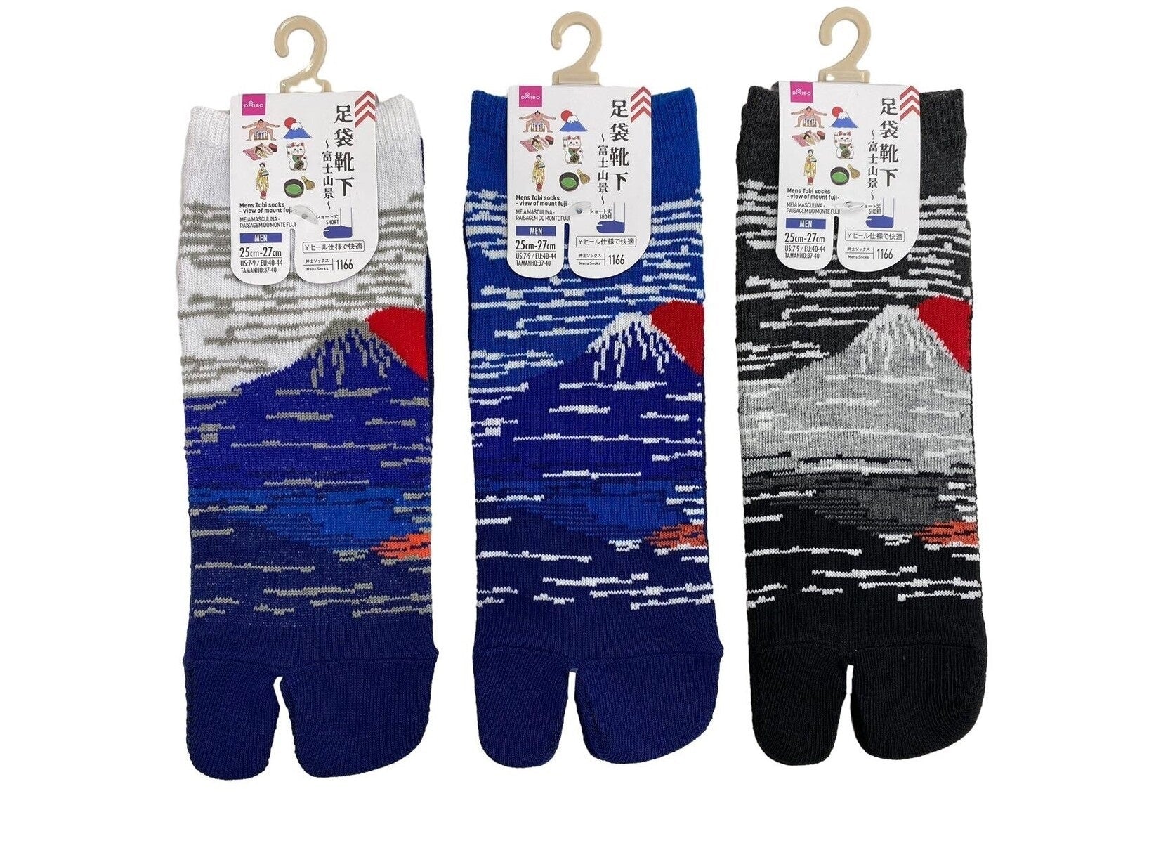 Men's Tabi Socks (Mount Fuji Scene)