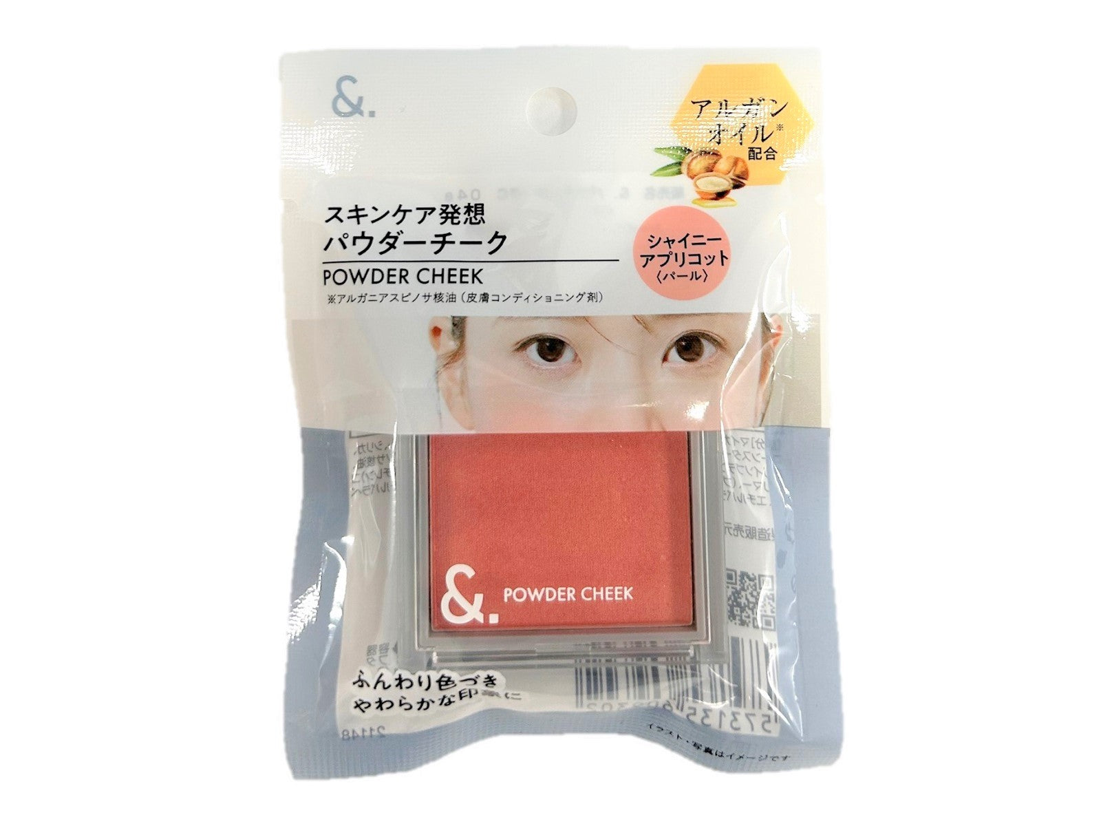 &. Powder Cheek Shiny Apricot
