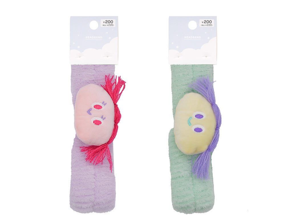 Hair Monster Fluffy Hair Band (Mint, Purple)