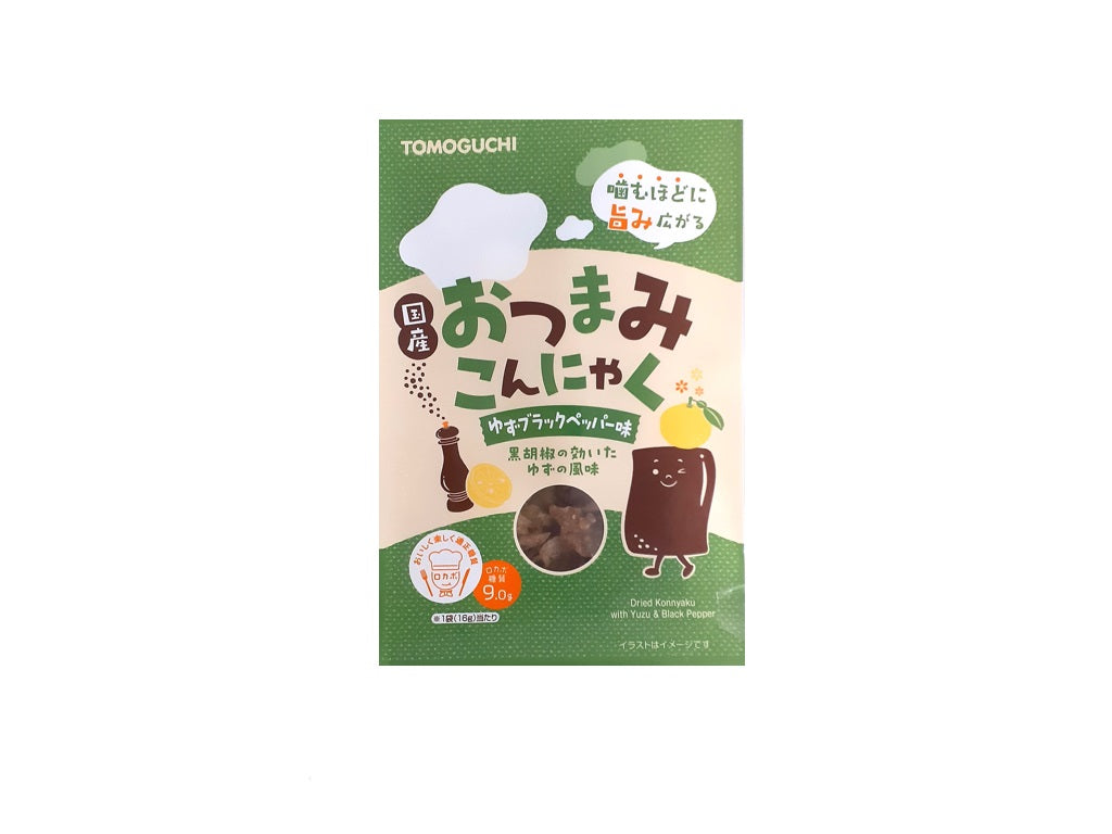 Tomoguchi Konjac Snack Yuzu Black Pepper Flavor 16g