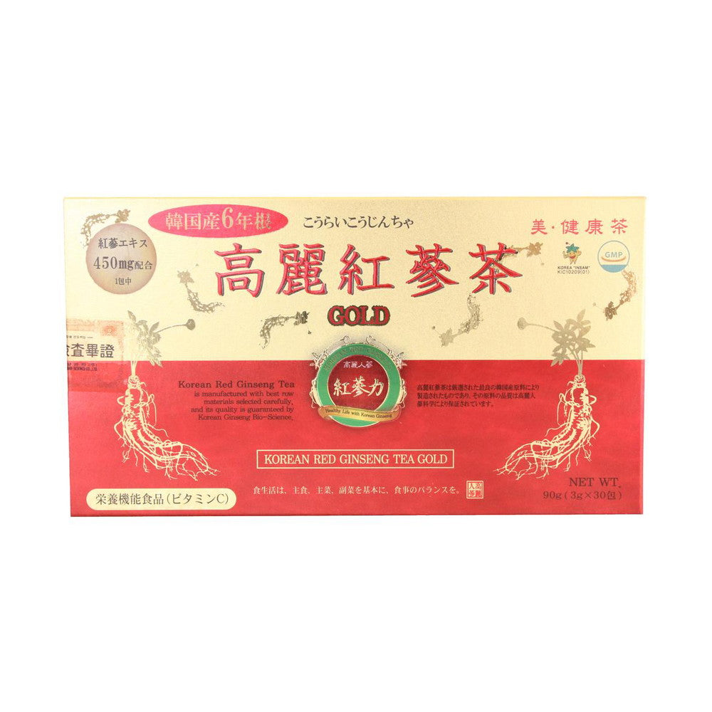 Korean Red Ginseng Tea Gold 30 Packs