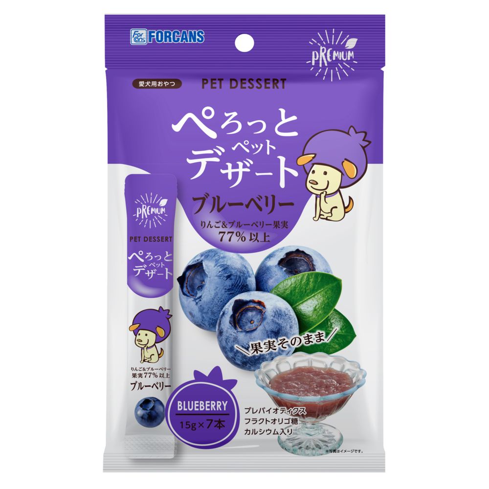 Perotto Pet Dessert Blueberry 105g (15g x 7 tubes)