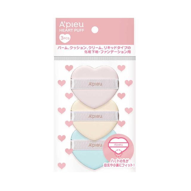 Missha Apieu Heart Puff 3 Pieces