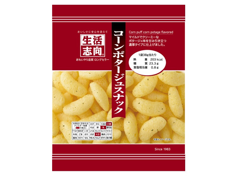 Seikatsu Shikou Corn Potage Snack 38g