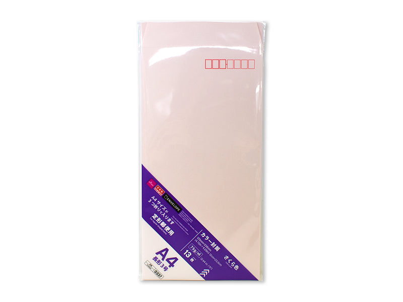 Colored Envelope (Type 3, Sakura Color, 13 Pieces)