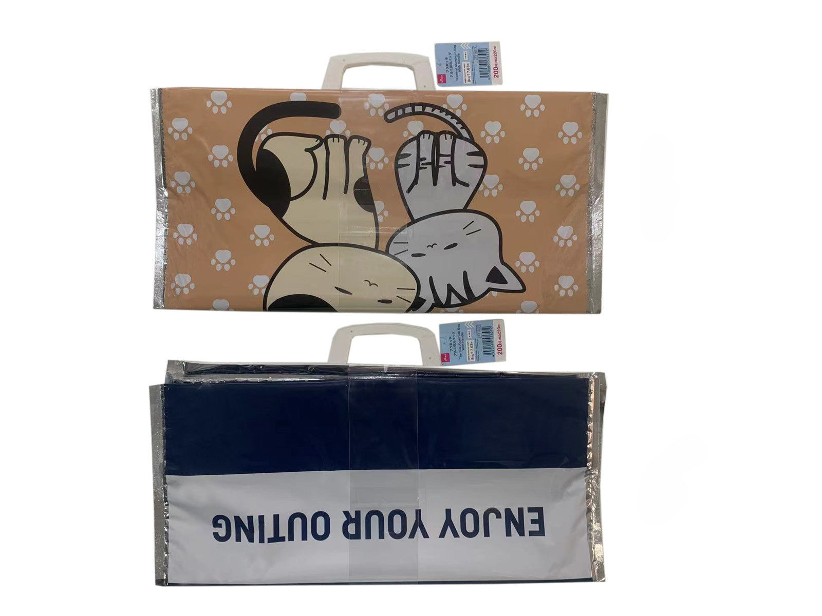 Plastic Handle Aluminum Insulated Bag