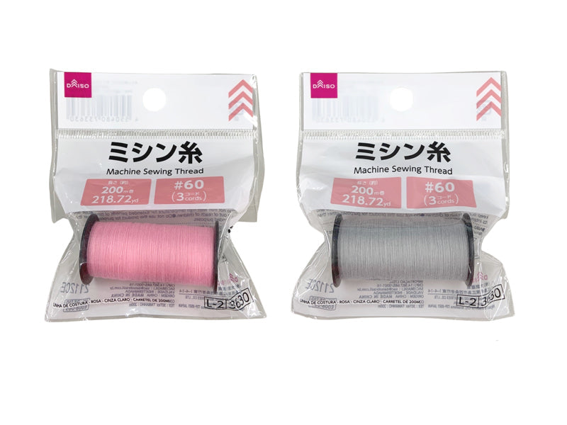 Sewing Thread (Pink, Light Gray)
