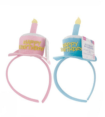 Birthday Headband (Hat Shape)