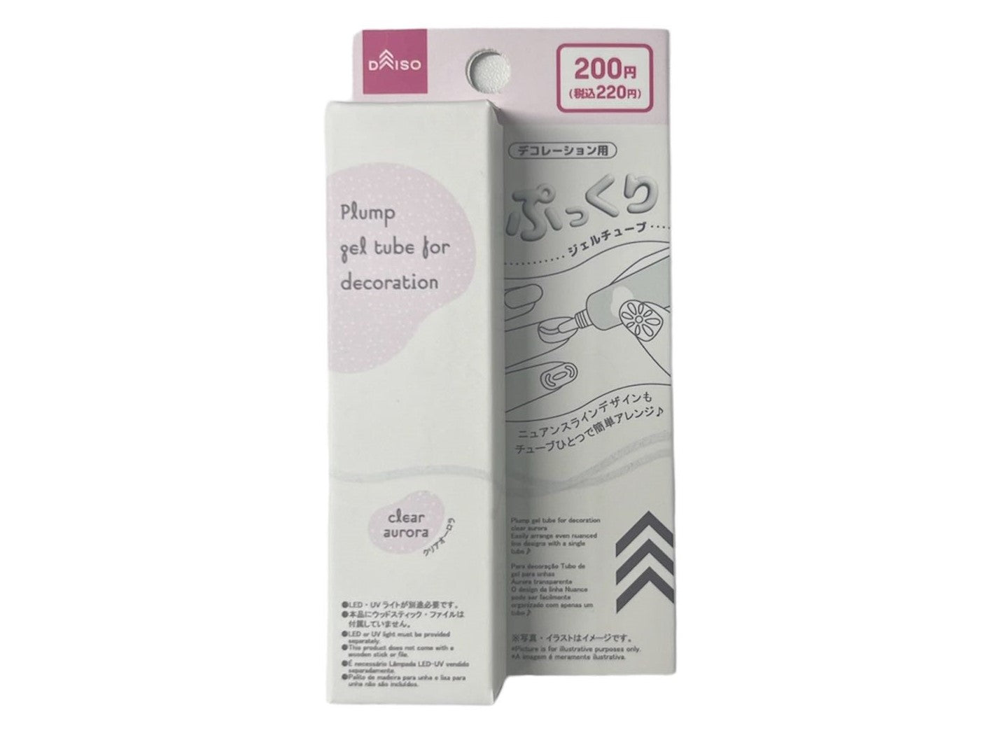 3D Tube Gel (Clear Aurora)