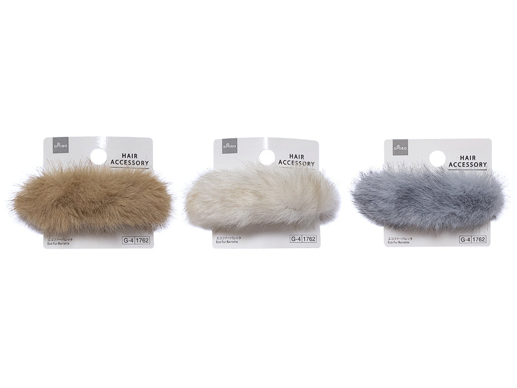 Eco Fur Barrette