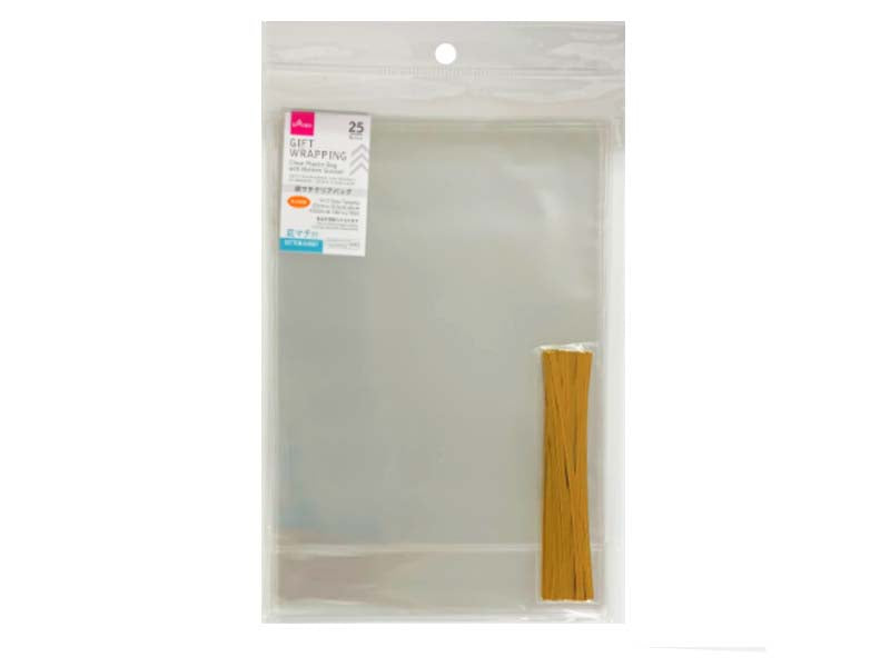 Bottom Gusset Clear Bags (25 pieces)