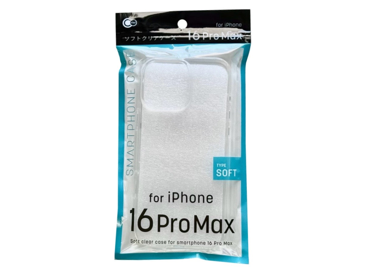 Soft Clear Case for iPhone 16 Pro Max