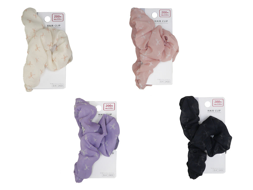 Ribbon Pattern Bun Clip (Organza)