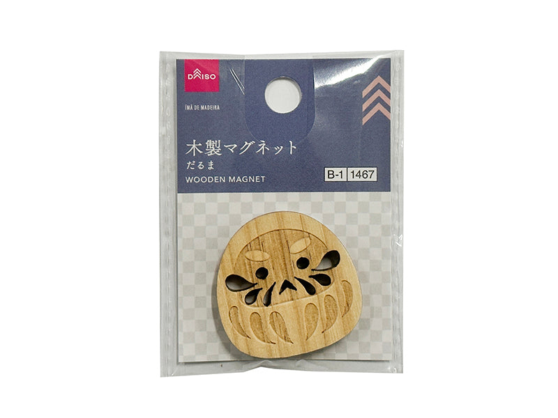 Wood Magnet (Daruma)