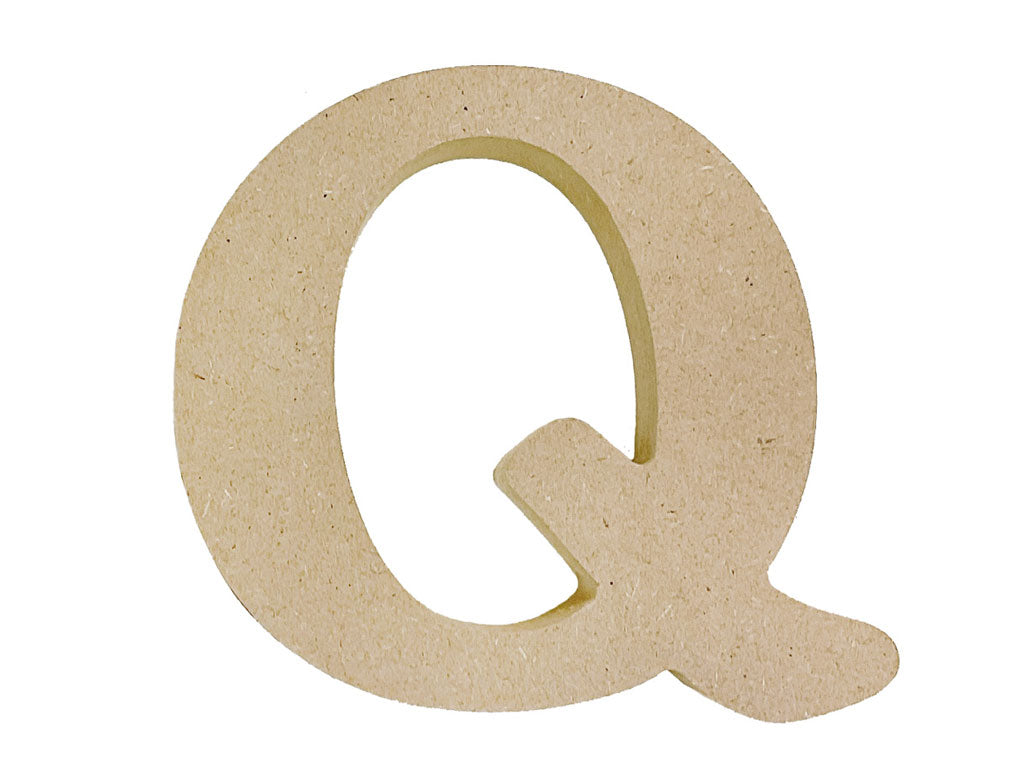 MDF Alphabet (Q)