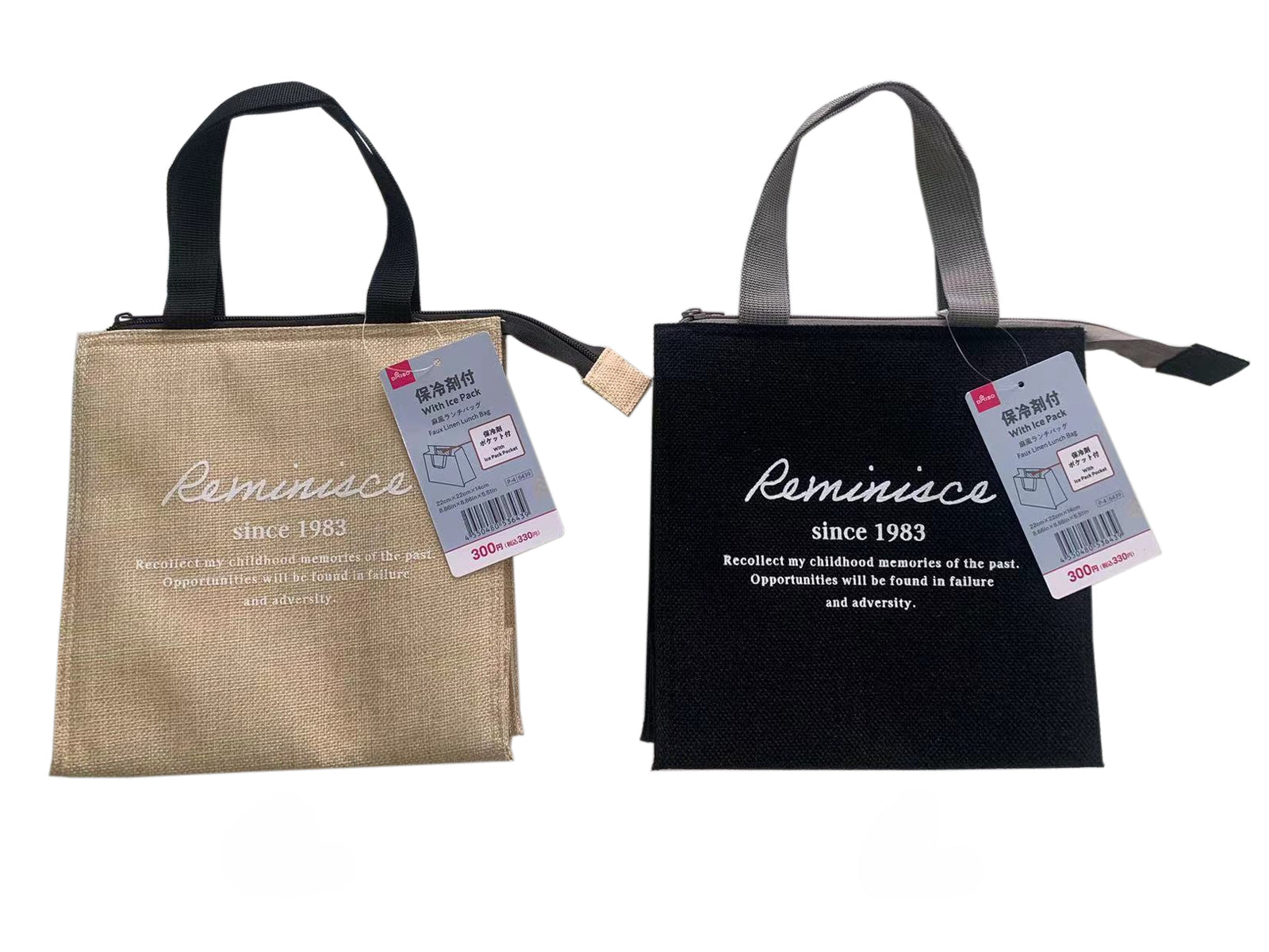 Wide Lunch Bag with Ice Pack Pocket & Ice Pack Included