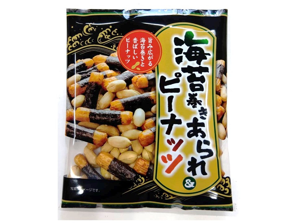Ueno Chimi Seaweed Wrapped Arare & Peanuts 30g