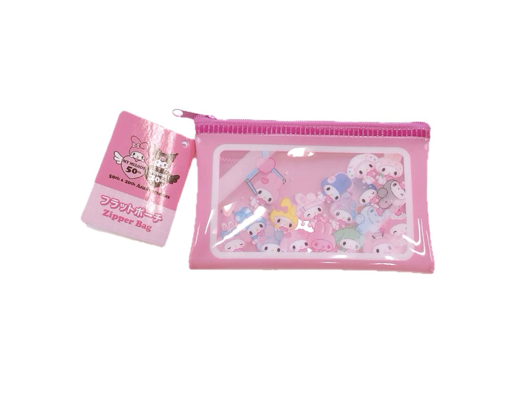 Flat Pouch S My Melody 50th Anniversary Girly Pop