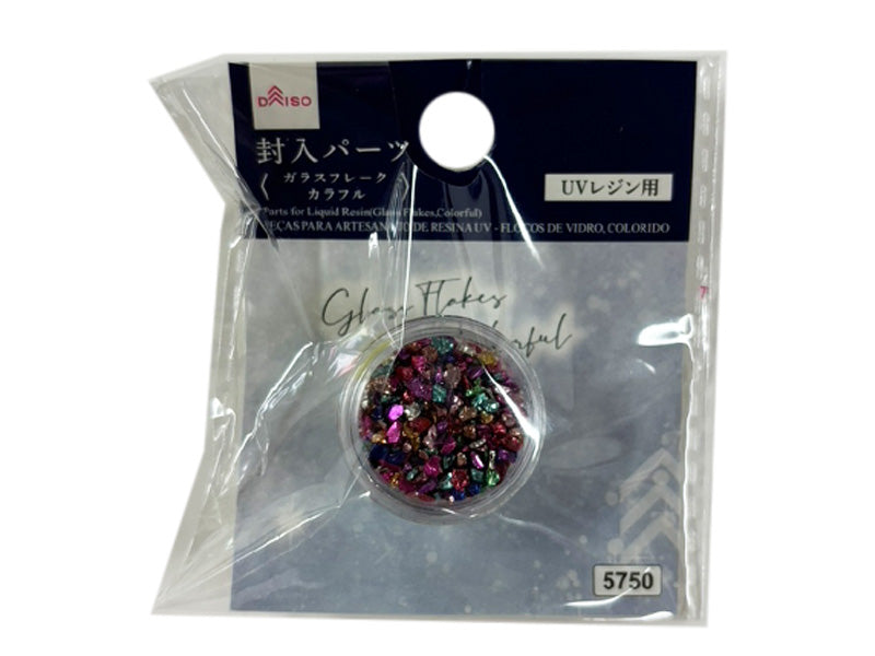 UV Resin Inclusion Parts (Glass Flakes, Colorful)