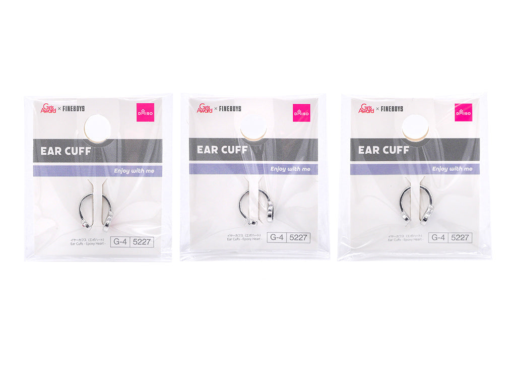 Heart Epoxy Ear Cuffs