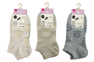 Short Socks (Problem-Solving, Short Mole, Floral Pattern)