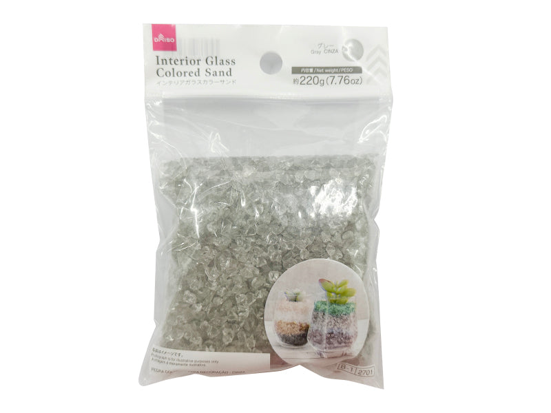 Interior Glass Colored Sand (Gray)