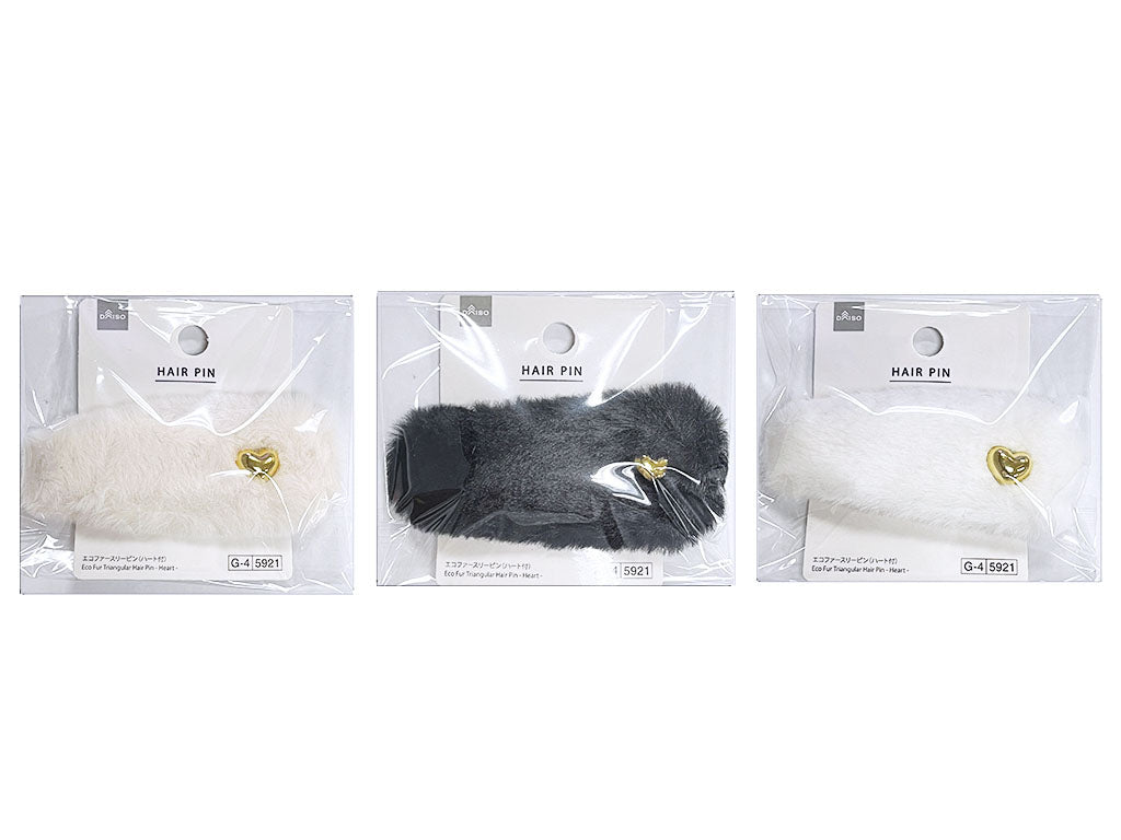 Eco-Fur Three-Pin (with Heart)