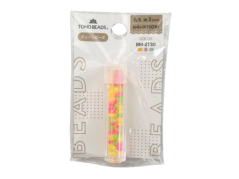 TOHO Beads (Large Round, Mixed Neon Colors, BM-2130)