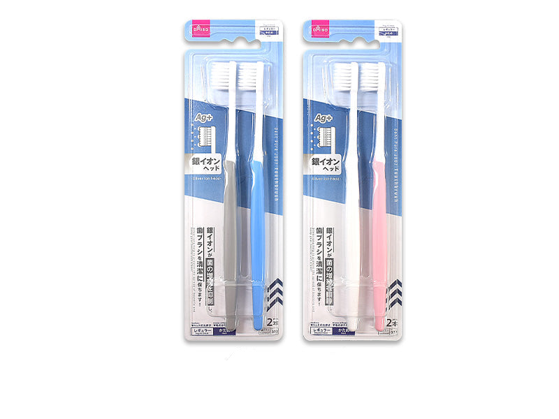 Toothbrush (Dentpure, J007, Silver Ion, Hard, 2 Pieces)