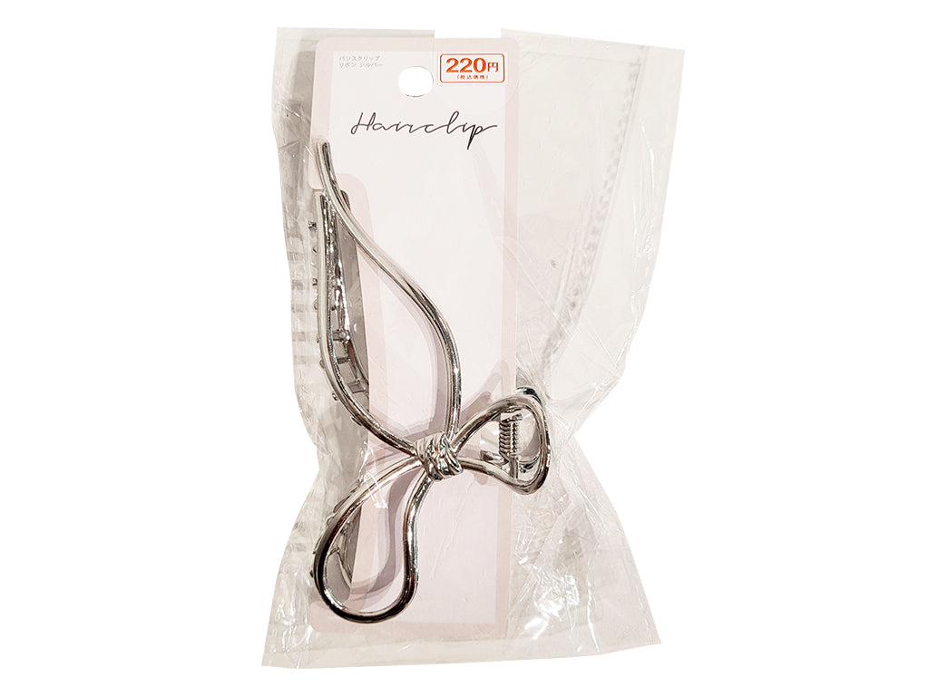 Vance Clip Ribbon Silver