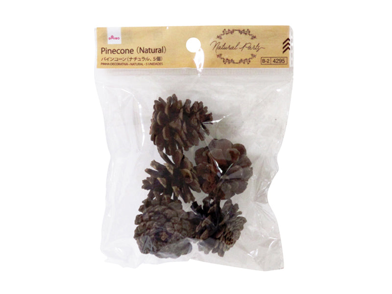 Pine Cone (Natural, 5 pieces)