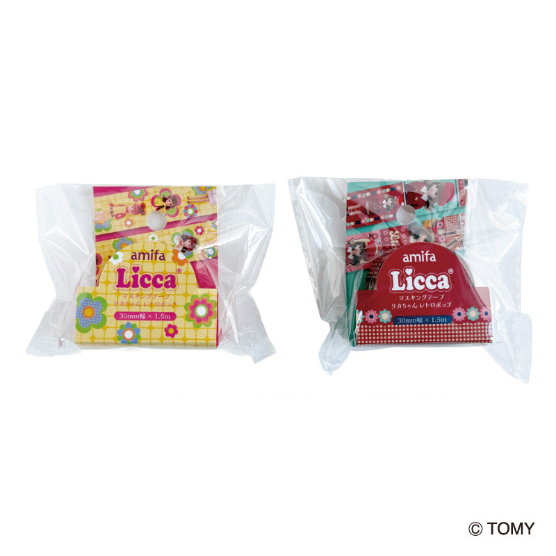 Masking Tape 30mm x 1.5m Licca-chan Retro Pop