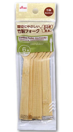 Bamboo Forks (6 pieces)