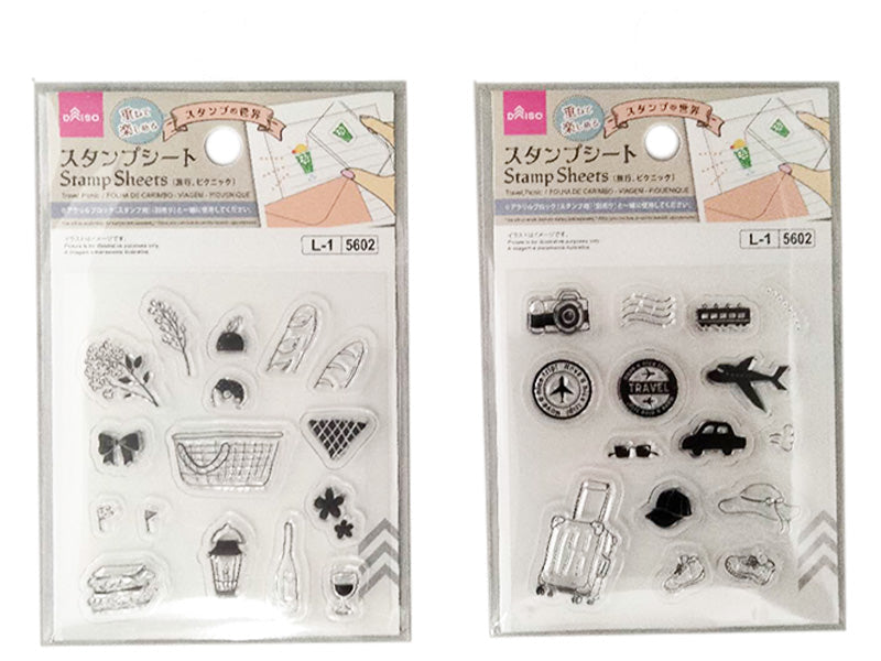Stamp Sheet (Travel, Picnic)