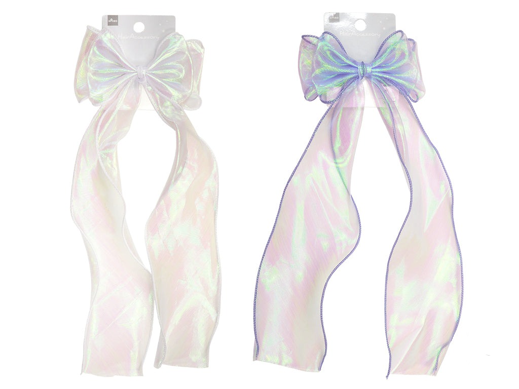 Wave Ribbon Barrette (Aurora)