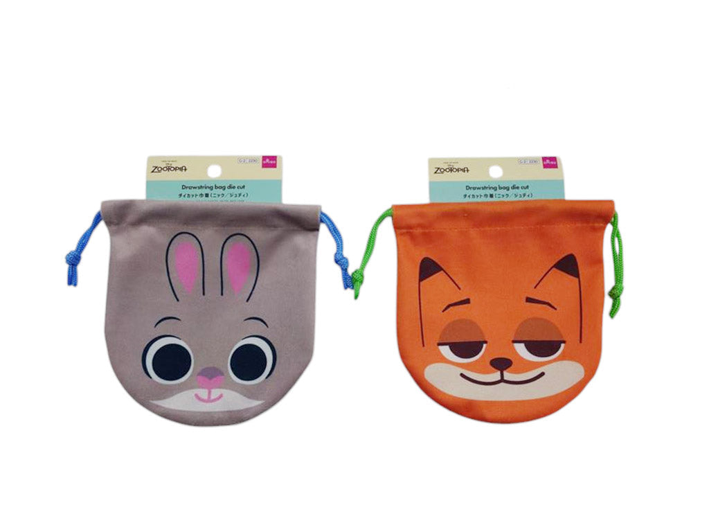 Die-Cut Drawstring Bag (Nick/Judy)