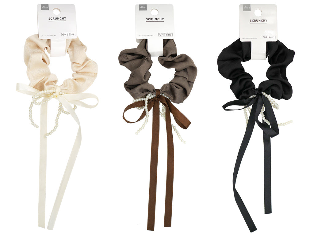 Ribbon Chouchou (Fake Pearl Ribbon)