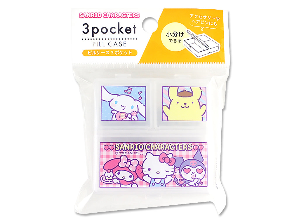 Sanrio Pill Case 3 Pockets