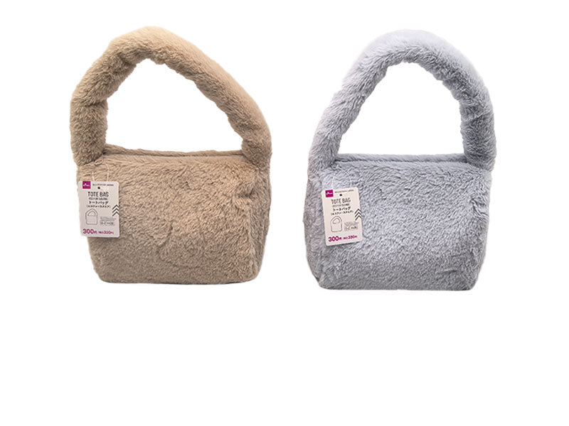 Eco Fur Square Tote Bag