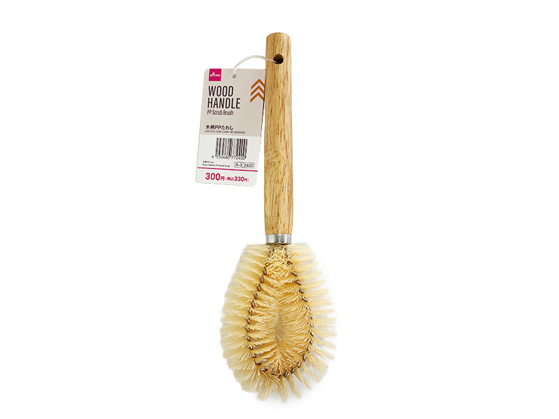Wood Handle PP Scrub Brush