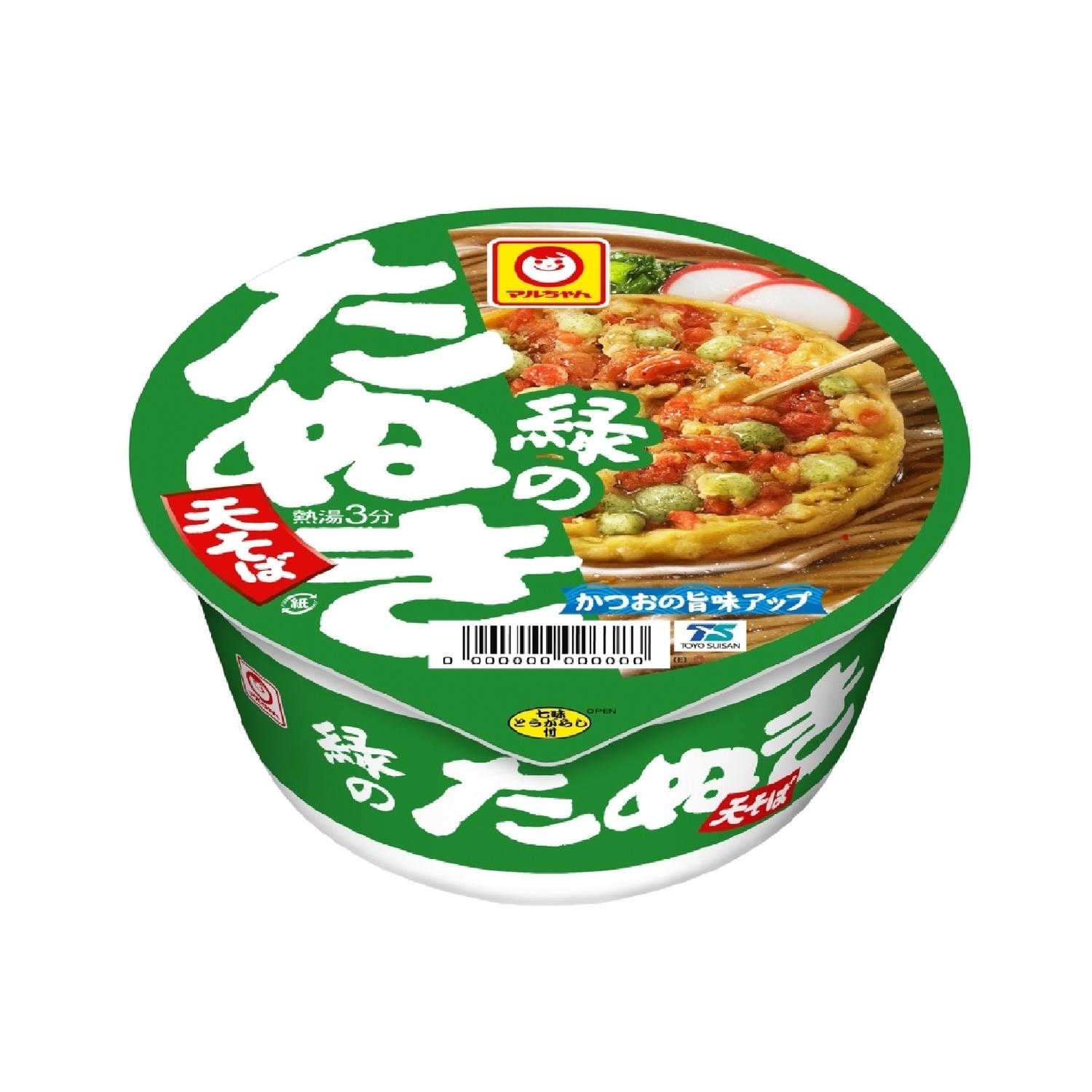 Toyo Suisan Maruchan Green Tanuki Tempura Soba East 101g