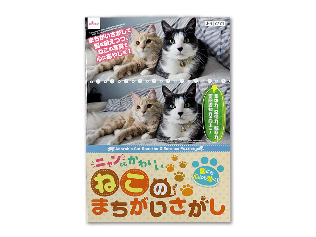 Cute Cat Spot the Difference