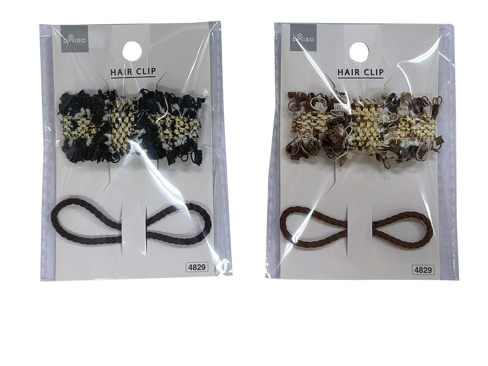 Tweed-Like Hair Clip