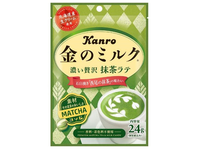 Kanro Gold Milk Candy Matcha Latte 24g