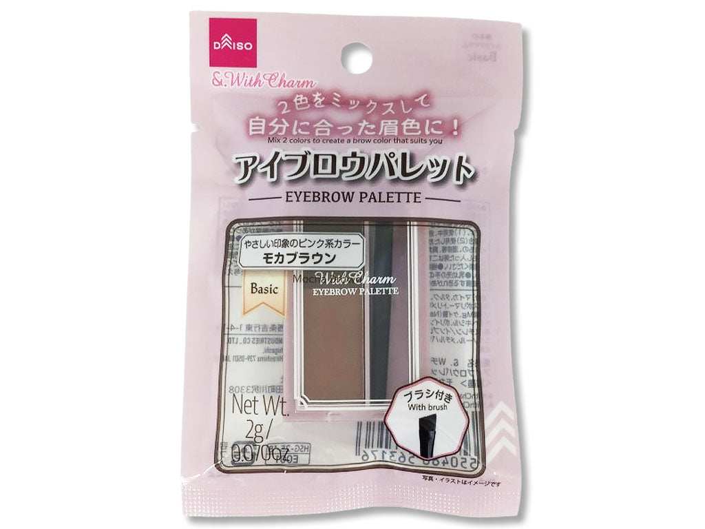 &. With Charm Eyebrow Palette Mocha Brown