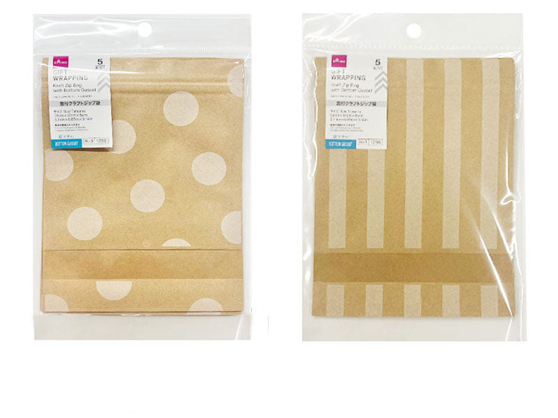Windowed Craft Zip Bag (Pattern, 5 pieces)
